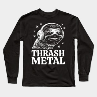 Funny Heavy thrash Metal music lover Long Sleeve T-Shirt